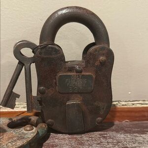 Vintage Colt Padlock with Keys